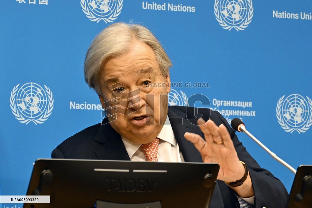U.N. chief Guterres refers to AI