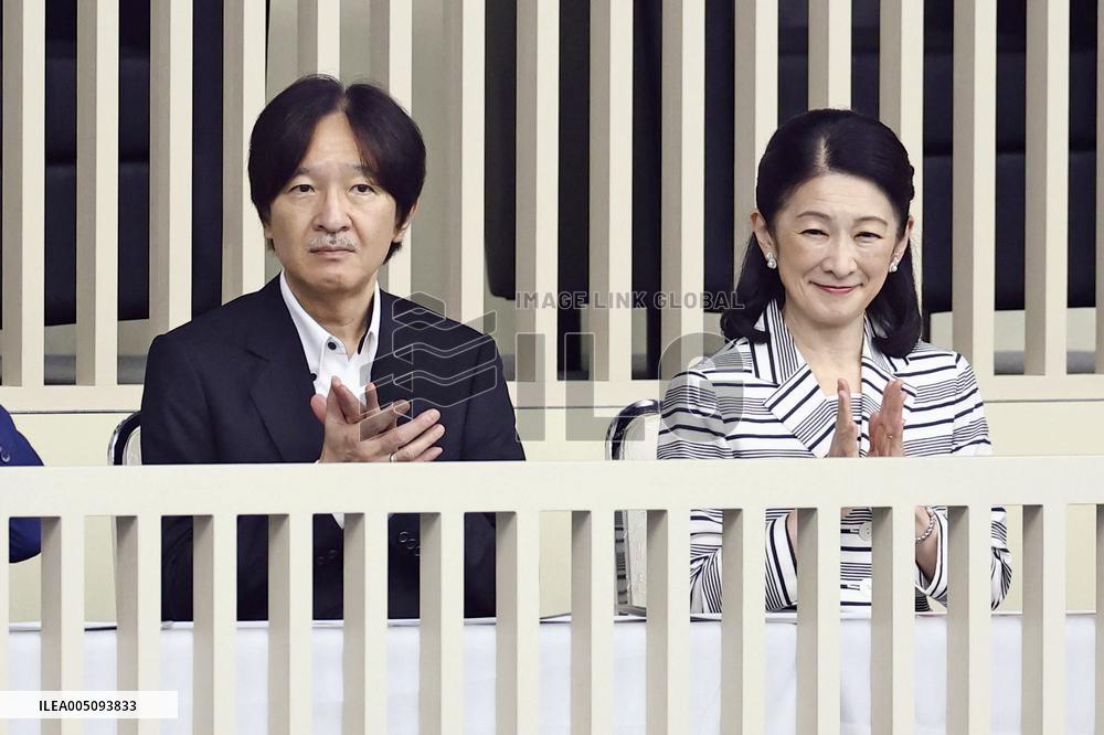 Aichi-Nagoya Asian Games: Crown prince watches water polo match