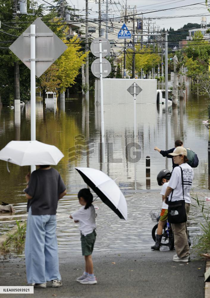 Aftermath of Typhoon Dujuan