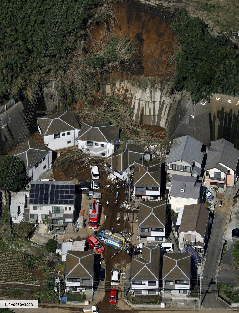 Aftermath of Typhoon Dujuan