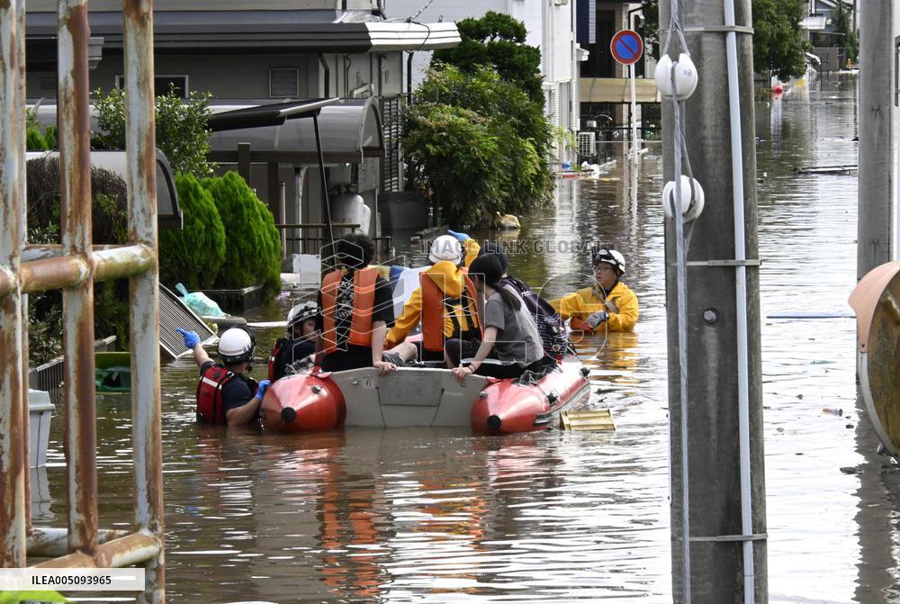 Aftermath of Typhoon Dujuan