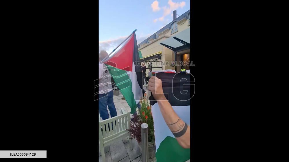 Ireland: Stop the Game Protest Calls for Boycott of Israel Matches