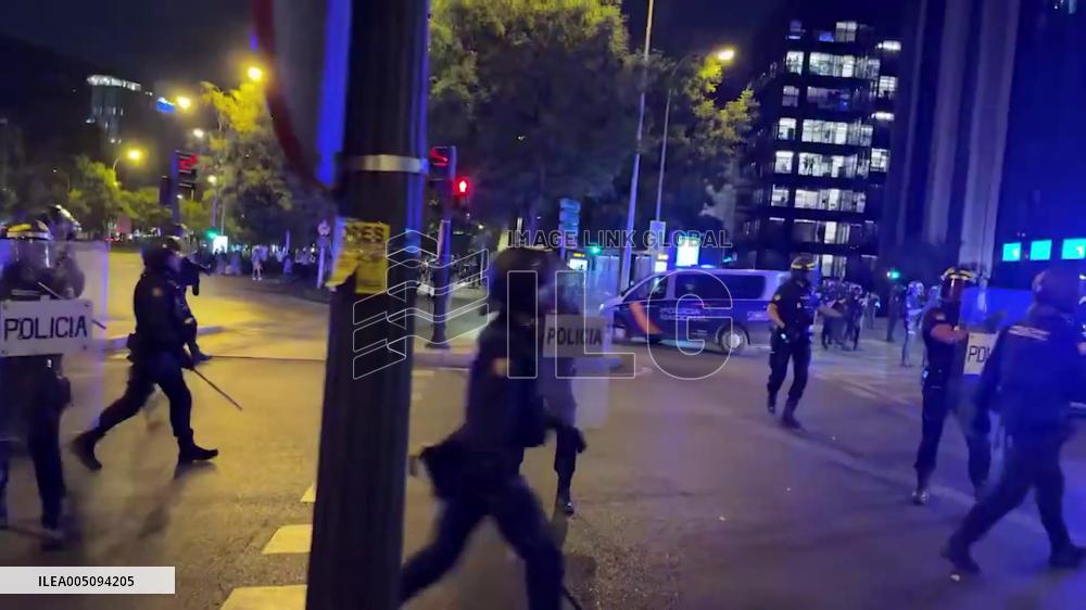 Spain: Police Clash With Protesters in Madrid After Elderly Woman’s Eviction