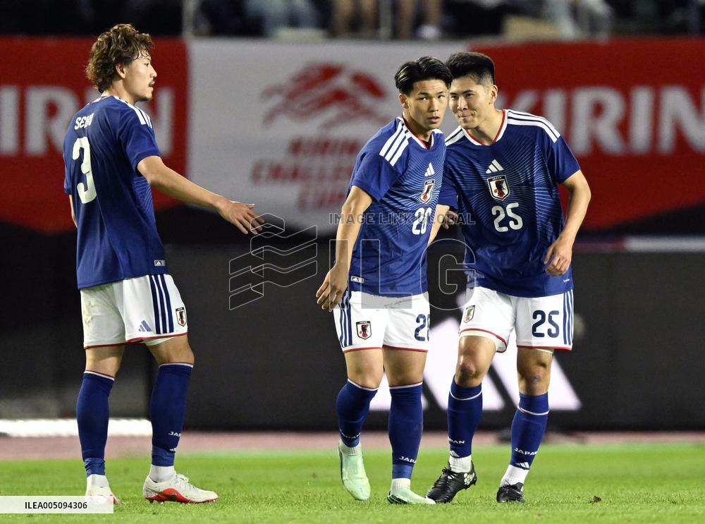 Football: Japan vs. Uruguay