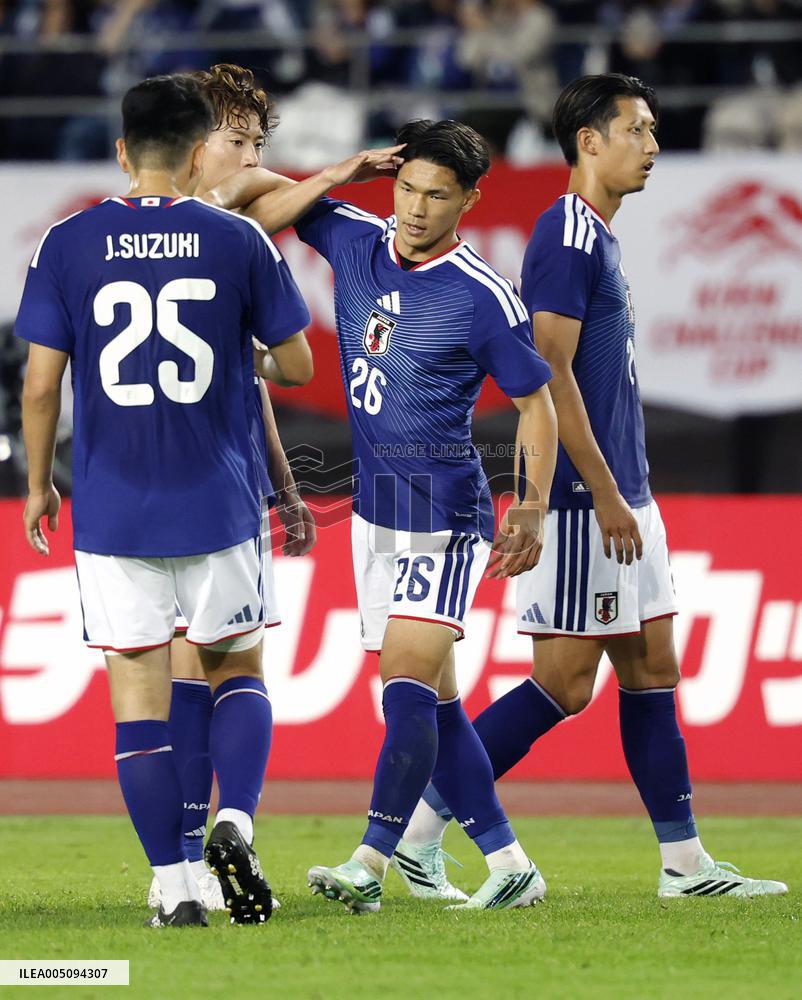 Football: Japan vs. Uruguay