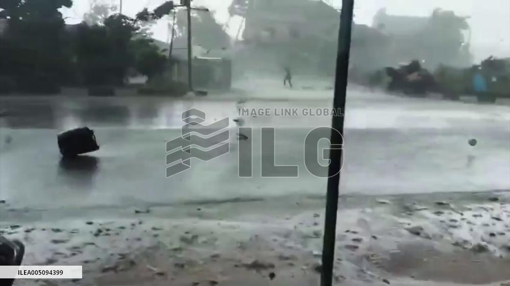 India: Heavy Rain and Winds Batter Burgampadu Village in Telangana